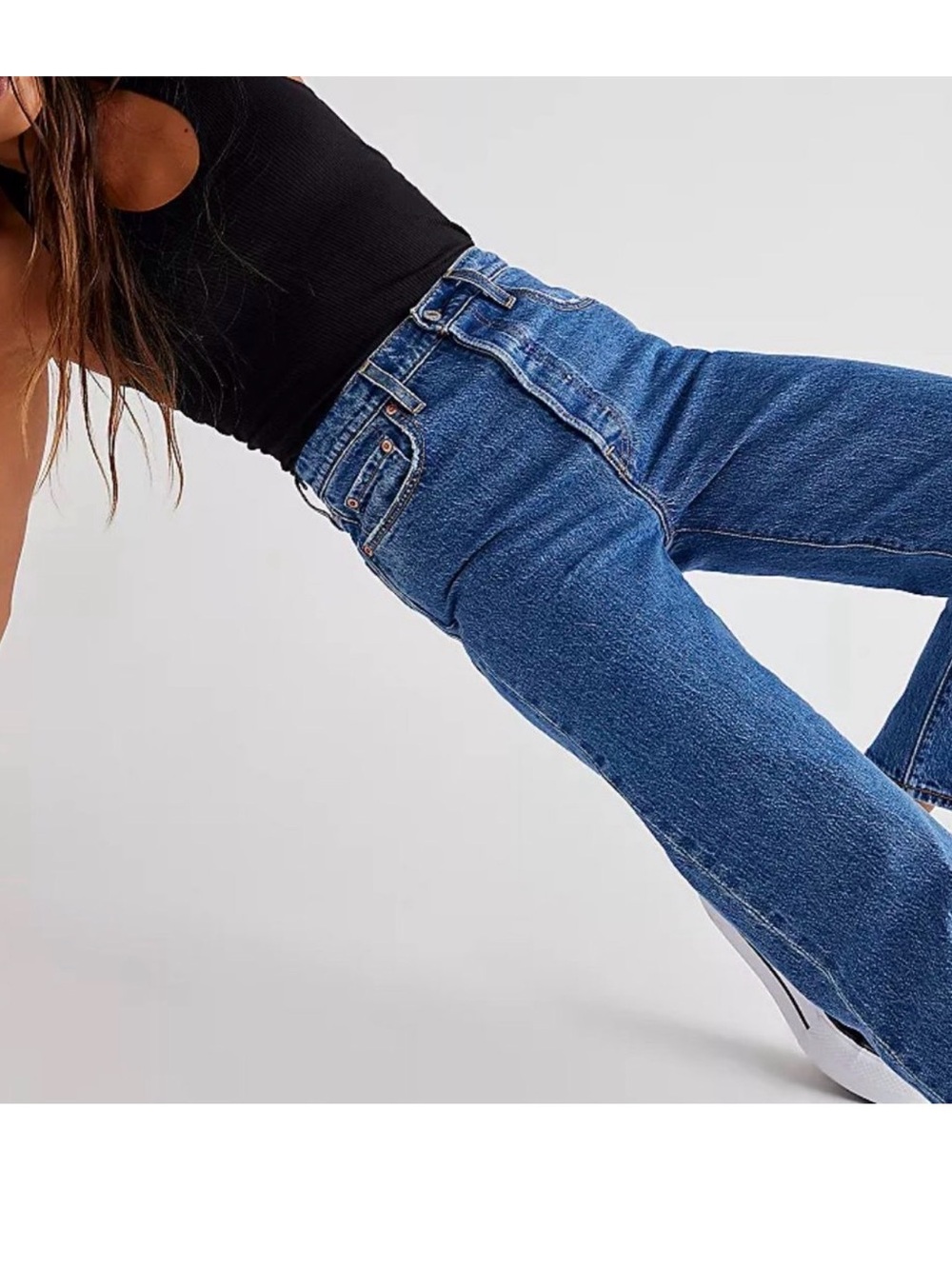 Levis Rib Cage Straight Ankle Jeans size 28 - Picture 3 of 13